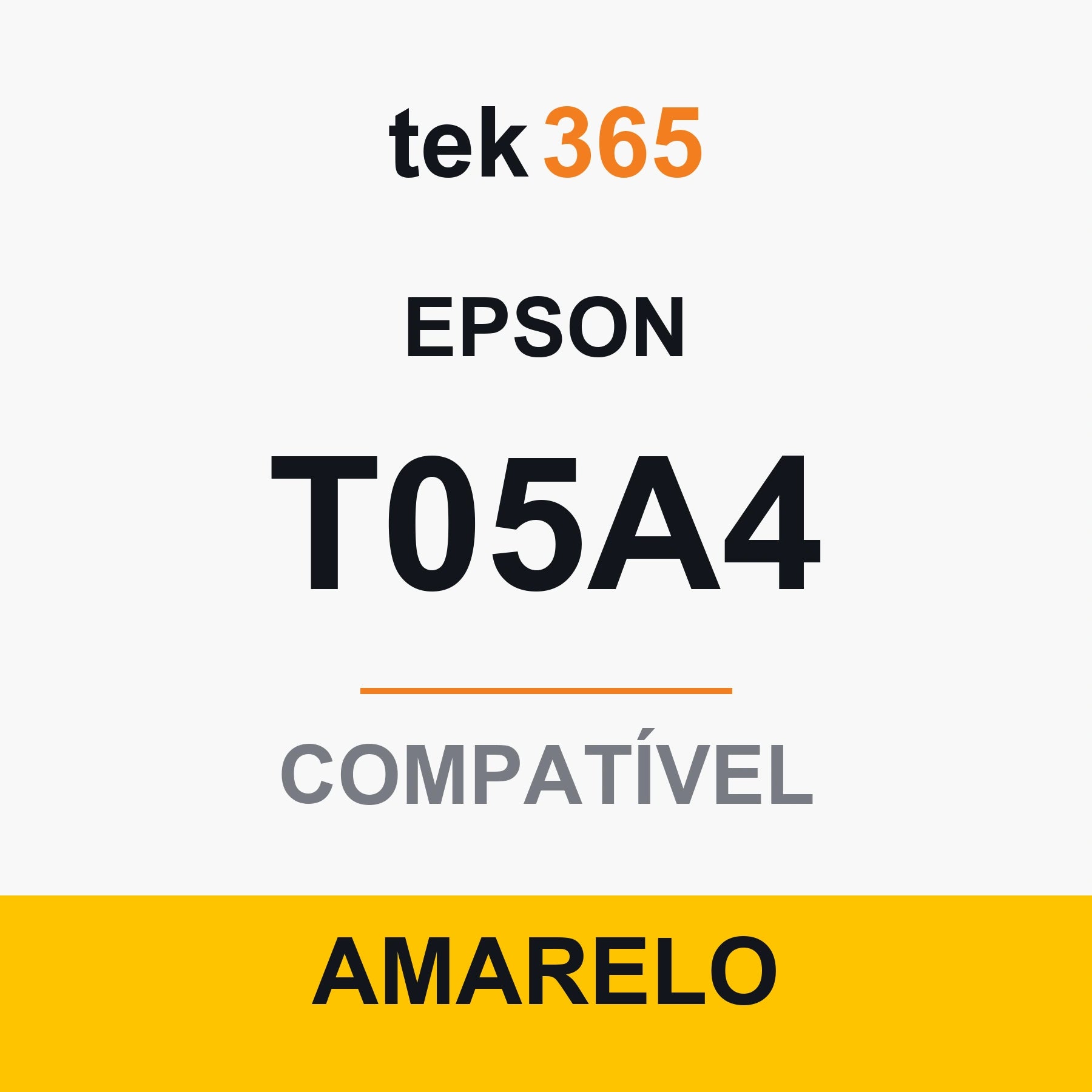 Cartucho de Tinta Compativel Epson T05A4-YELLOW Amarelo