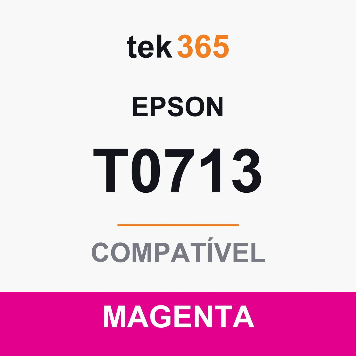 Tinteiro compatível Epson T0713/T0893 Magenta