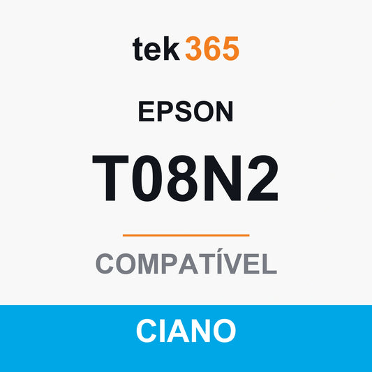 Cartucho de Tinta Compativel Epson T08N2-CYAN Ciano