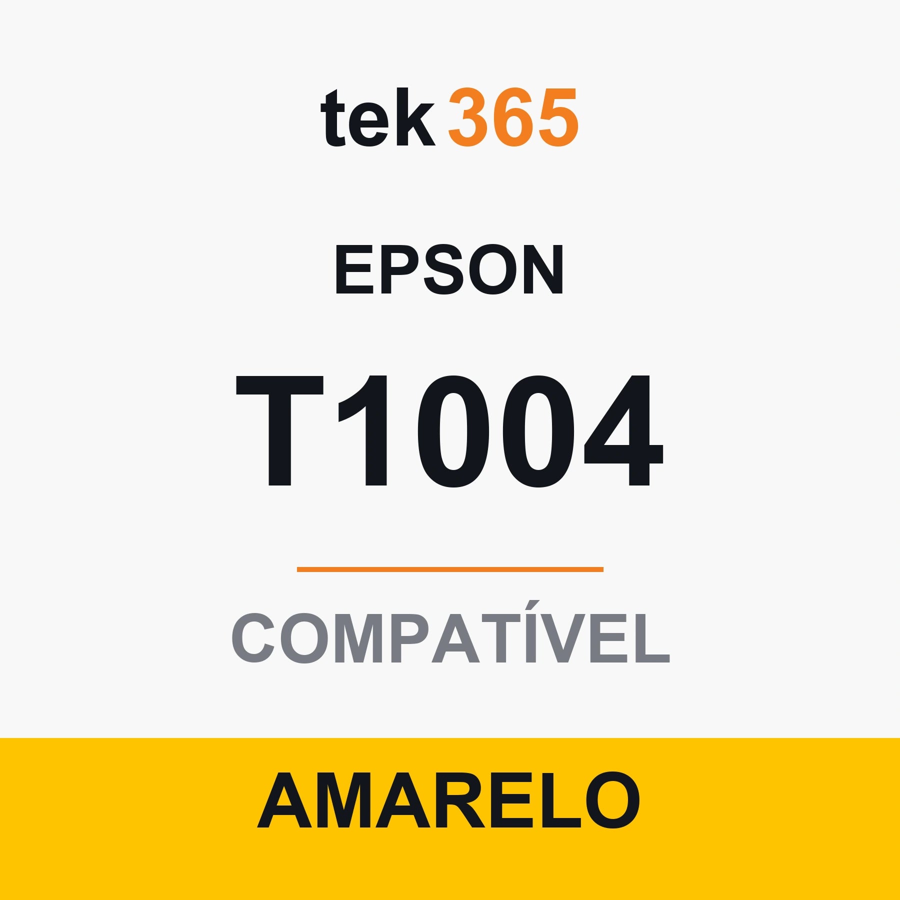 Cartucho de Tinta Compativel Epson T1004-YELLOW Amarelo