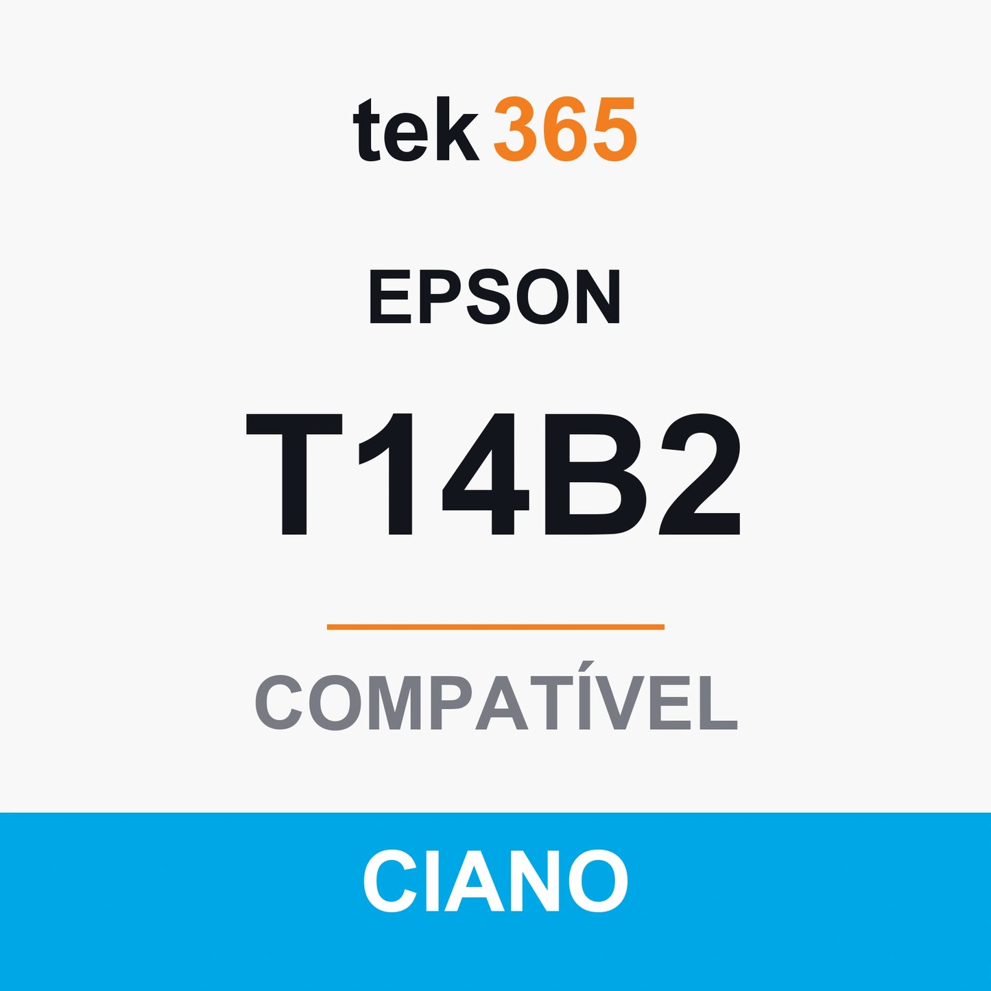 Cartucho de Tinta Compativel Epson T14B2-CYAN Ciano
