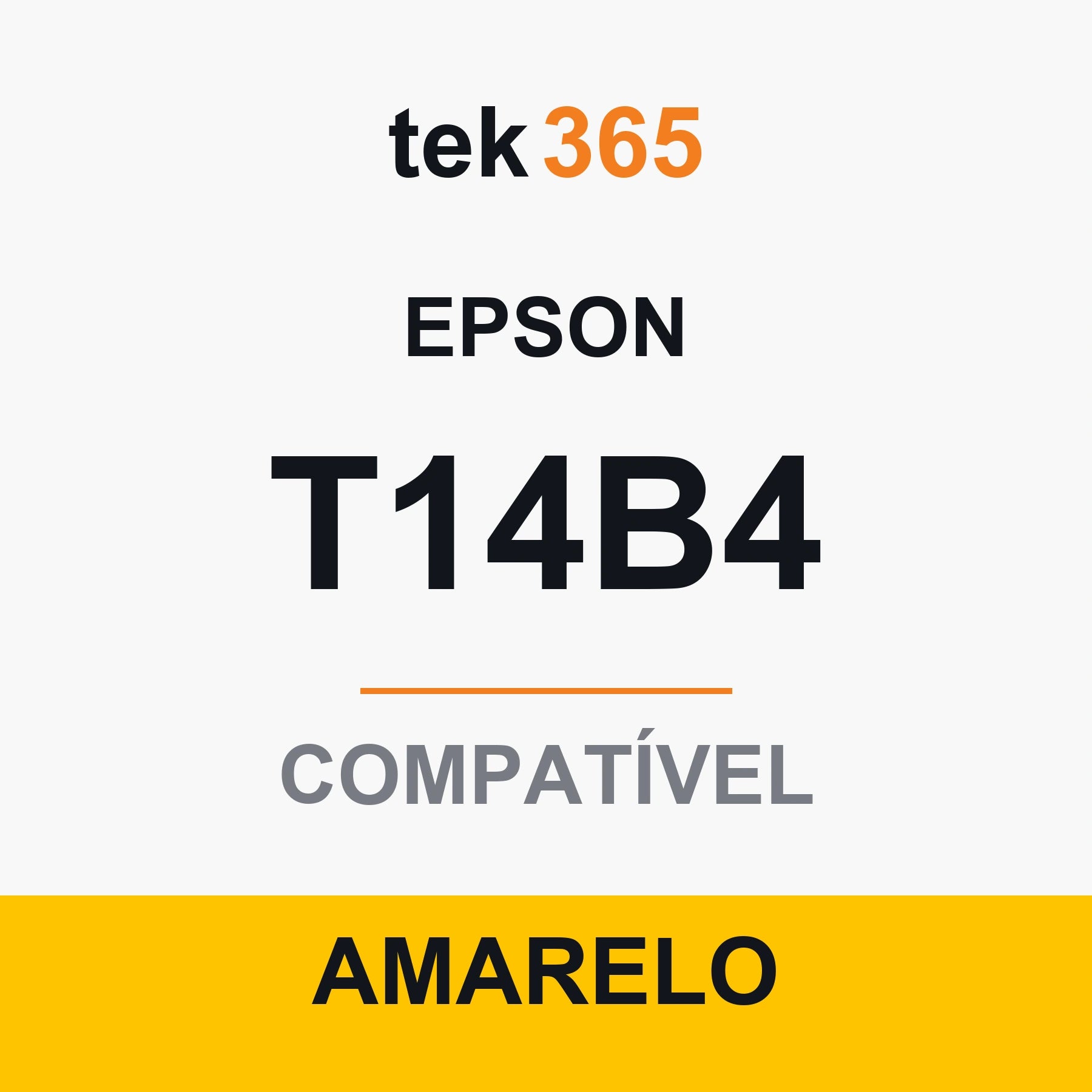 Cartucho de Tinta Compativel Epson T14B4-YELLOW Amarelo