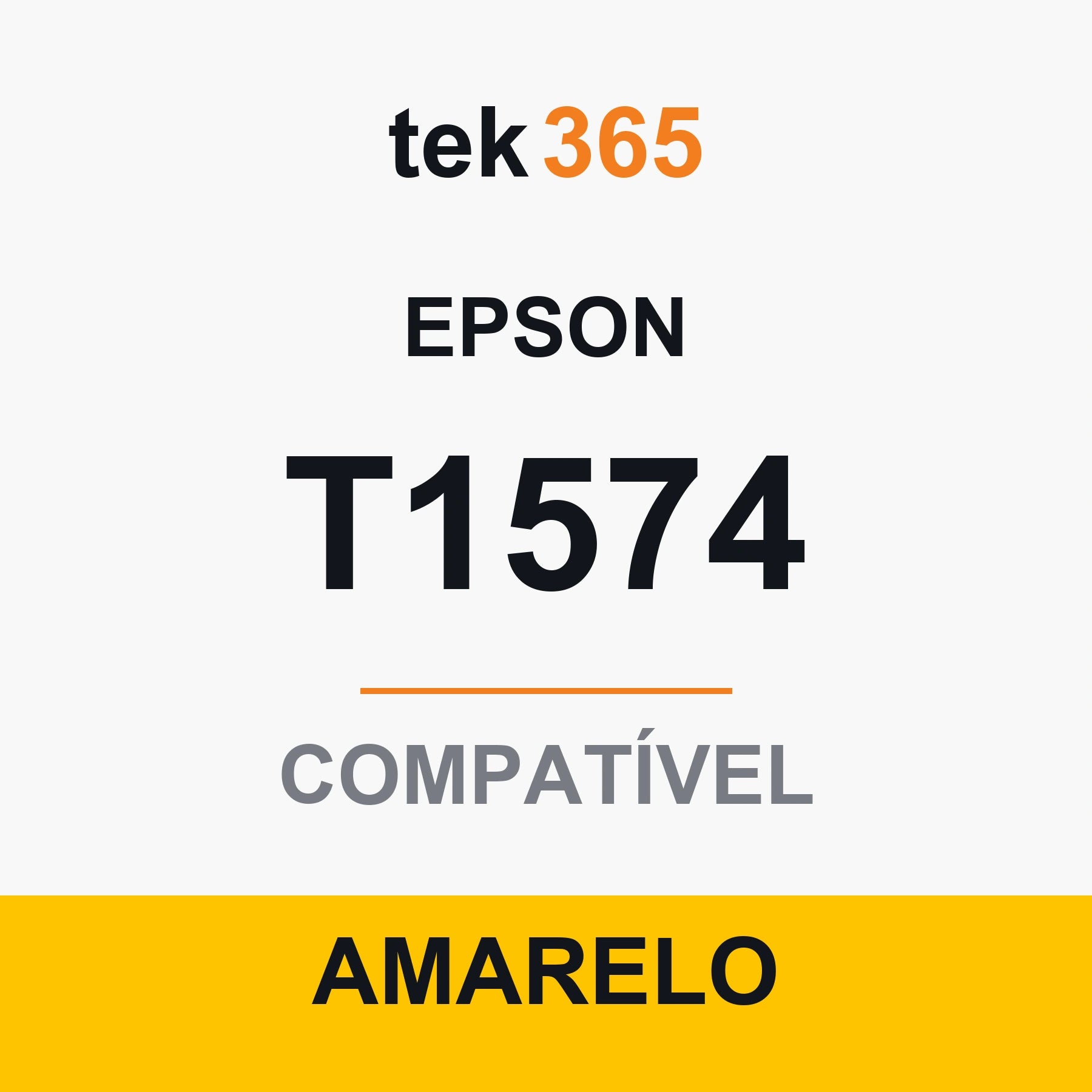 Cartucho de Tinta Compativel Epson T1574-YELLOW Amarelo