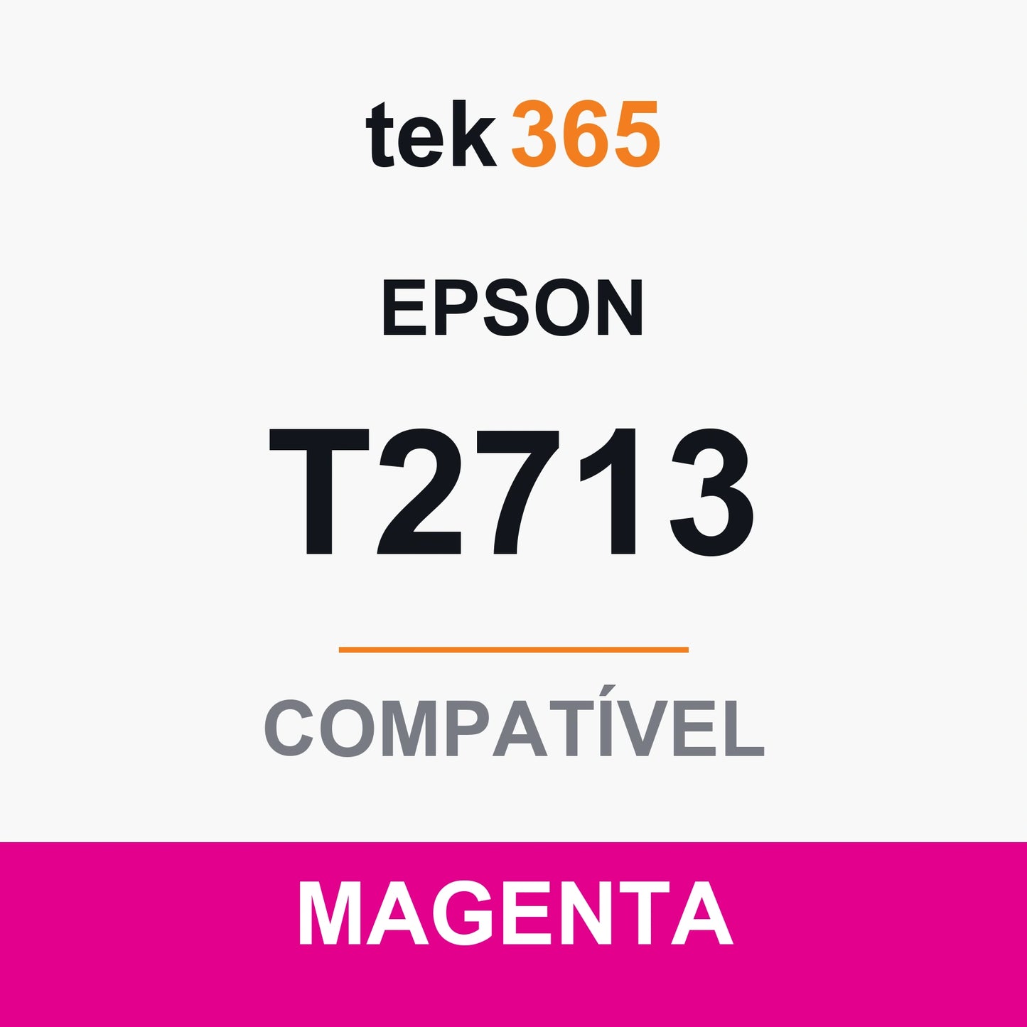 Tinteiro compatível Epson T2713/T2703 (27XL) Magenta