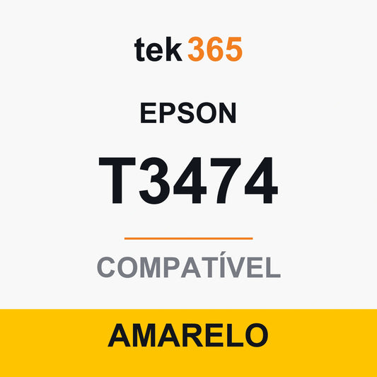 Tinteiro compatível Epson T3474/T3464 (34XL) Amarelo