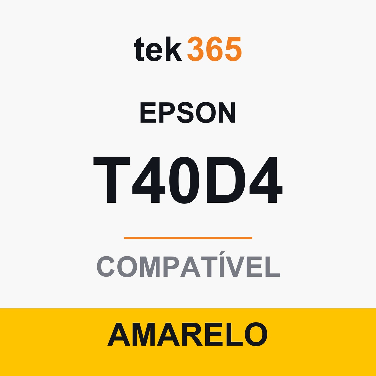 Tinteiro compatível Epson T40D4 Amarelo
