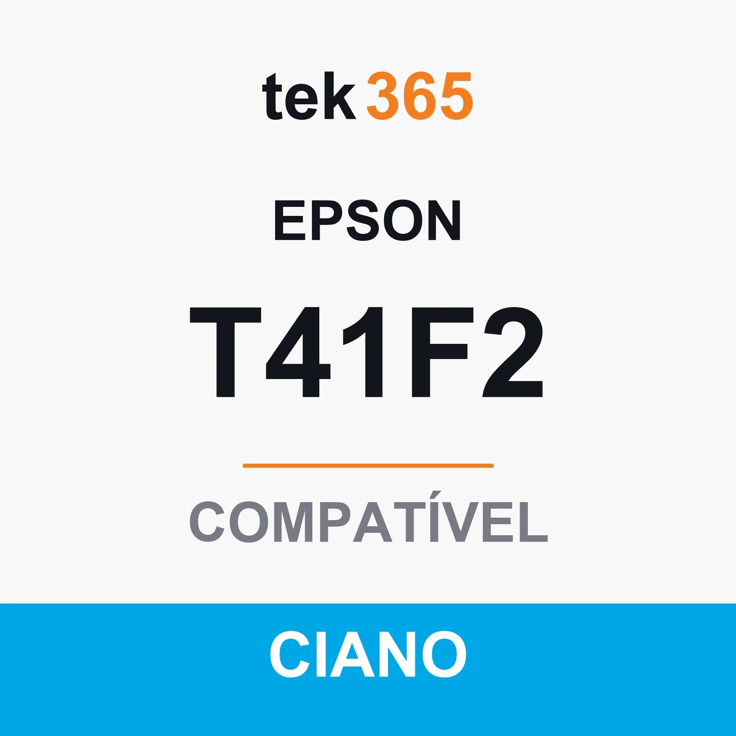 Cartucho de Tinta Compativel Epson T41F2-CYAN Ciano