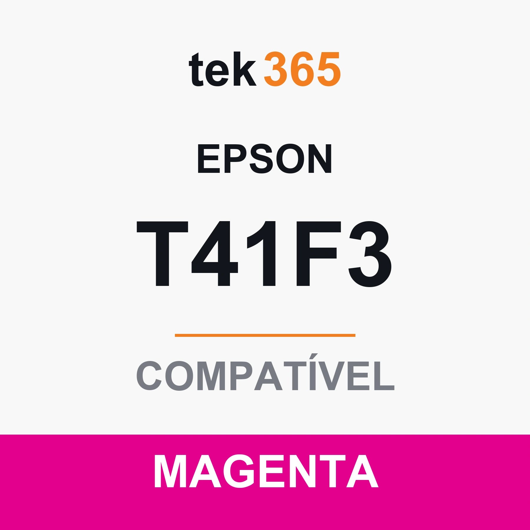 Cartucho de Tinta Compativel Epson T41F3-MAGENTA Magenta
