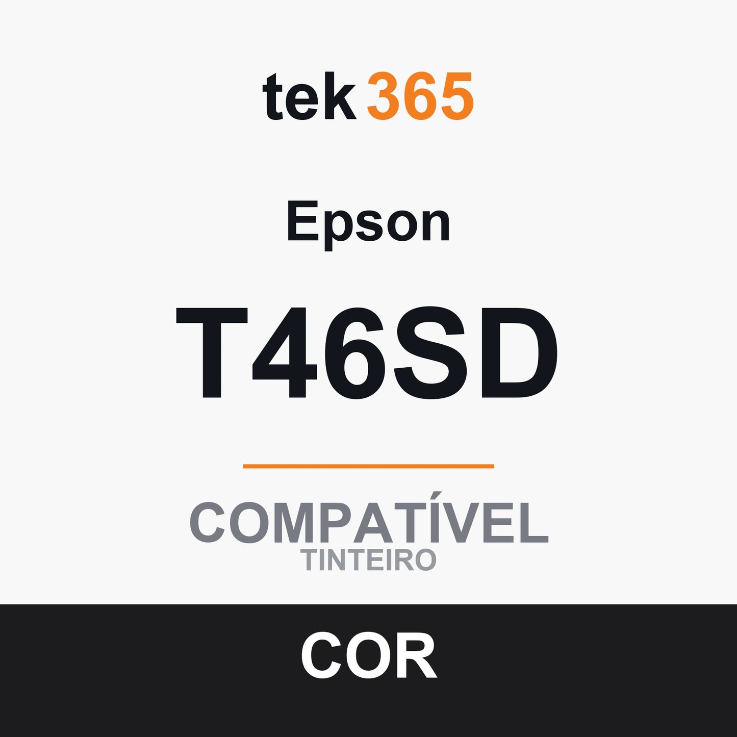Cartucho de Tinta Compativel Epson T46SD Preto