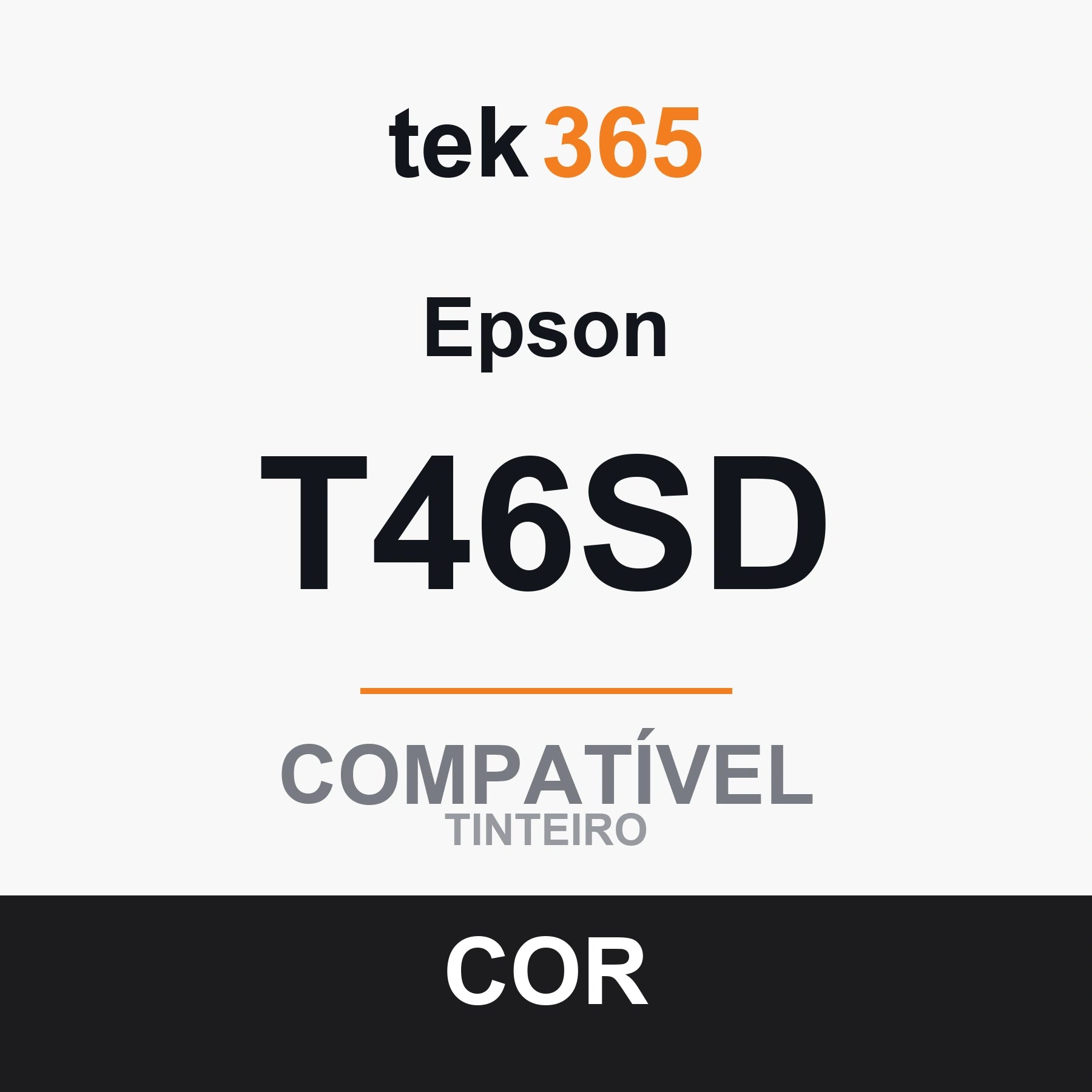 Cartucho de Tinta Compativel Epson T46SD Preto