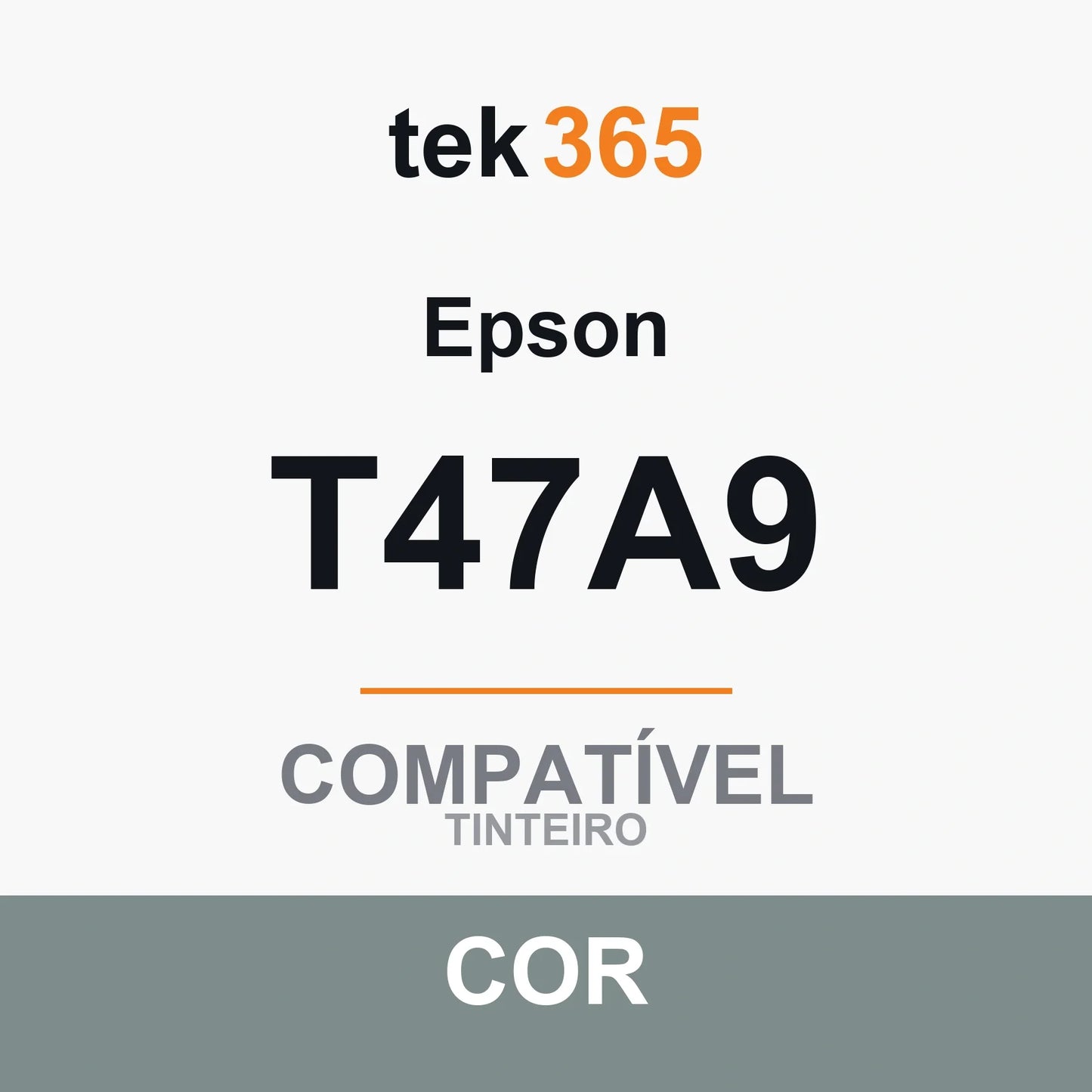 Cartucho de tinta original Epson T47A9 Cinzento Claro