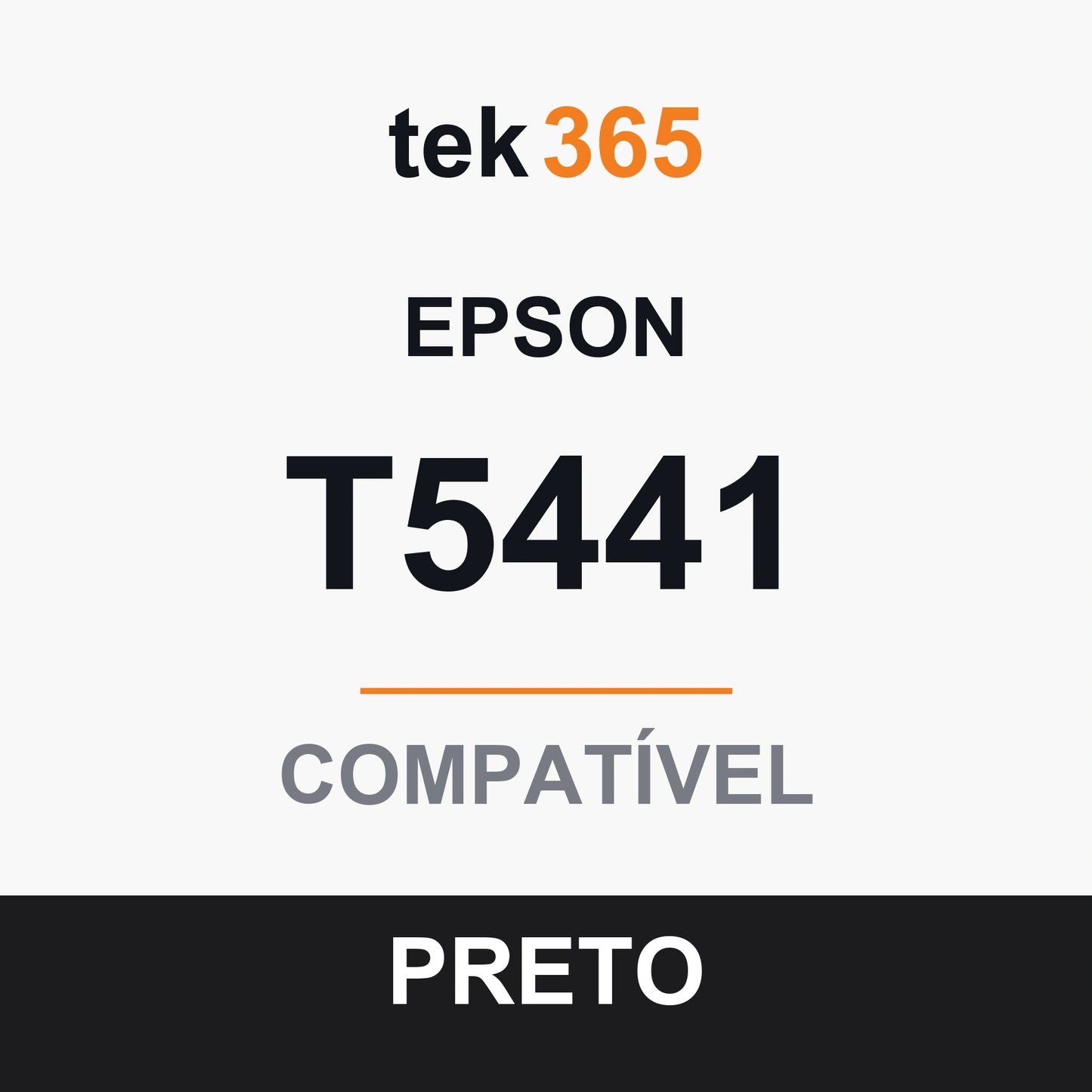 Cartucho de Tinta Compativel Epson T5441-BLACK Preto