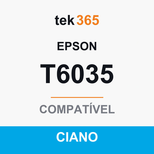 Cartucho de Tinta Compativel Epson T6035-CYAN Ciano