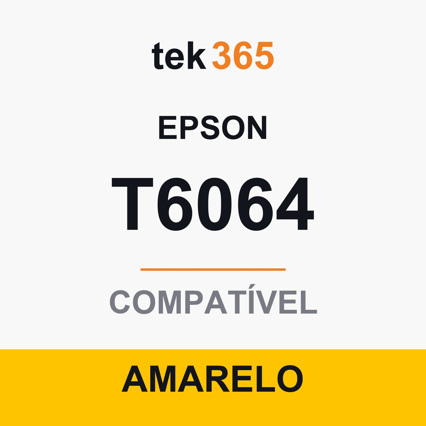 Tinteiro compatível Epson T6064 Amarelo