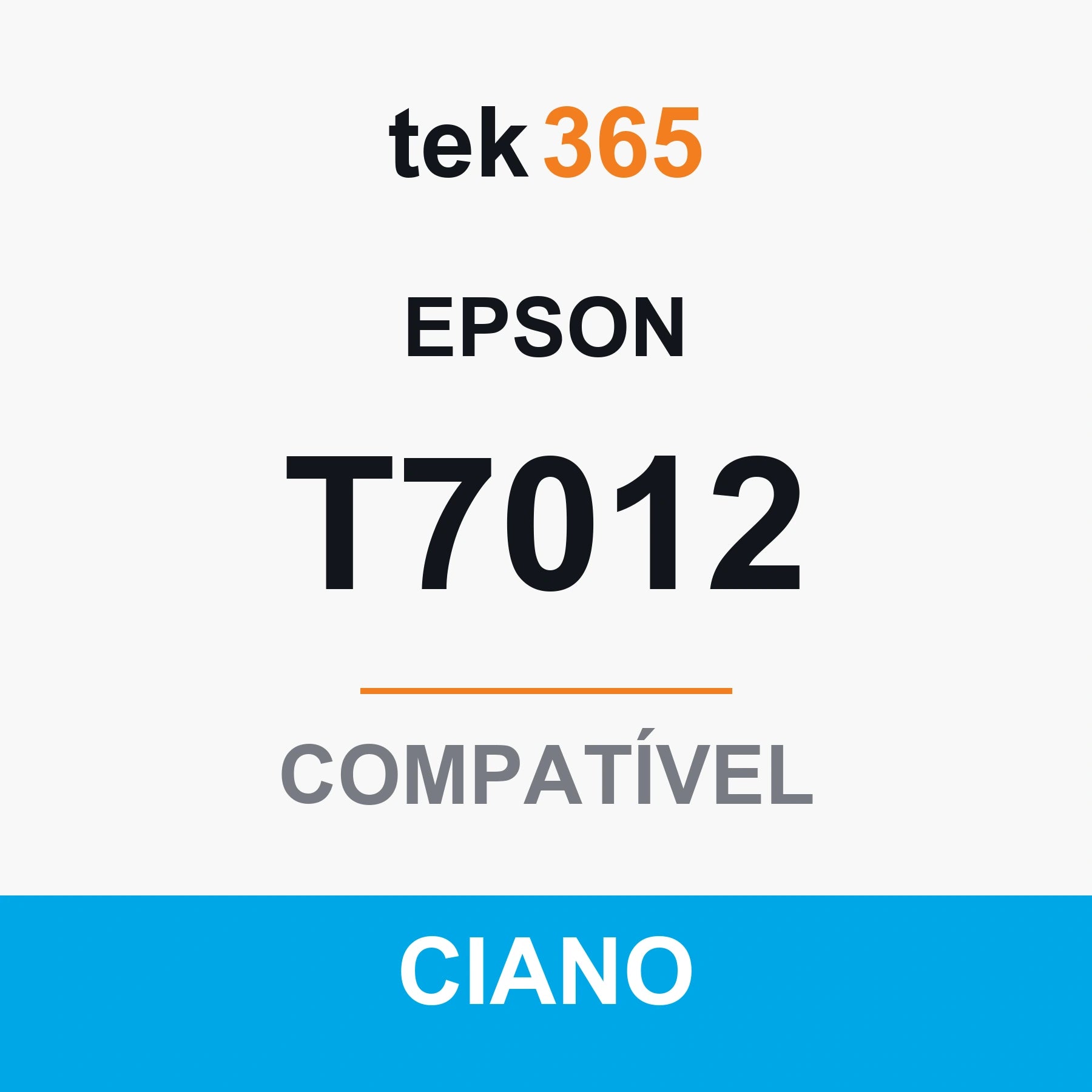 Cartucho de Tinta Compativel Epson T7012-CYAN Ciano