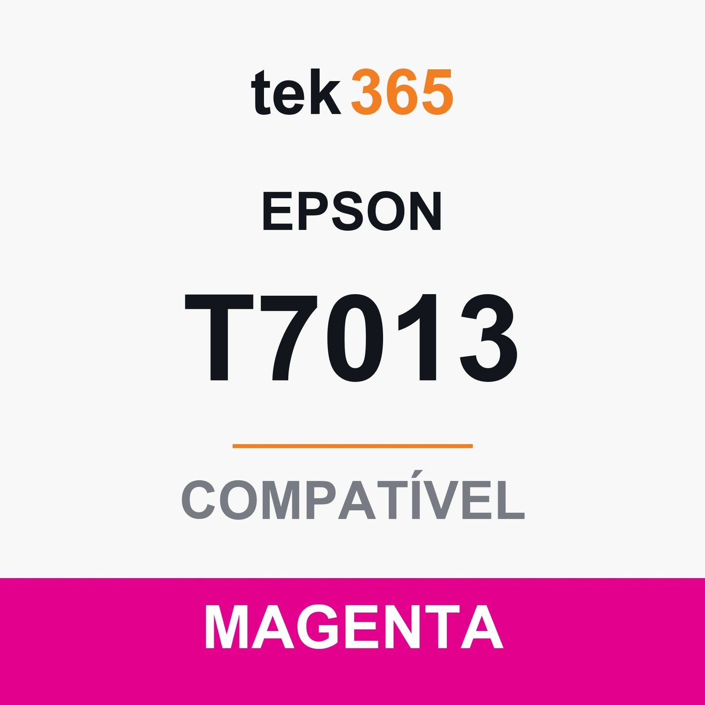 Cartucho de Tinta Compativel Epson T7013-MAGENTA Magenta