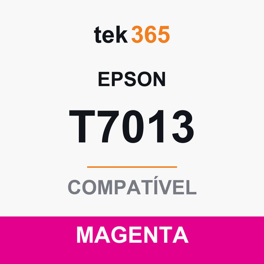 Cartucho de Tinta Compativel Epson T7013-MAGENTA Magenta