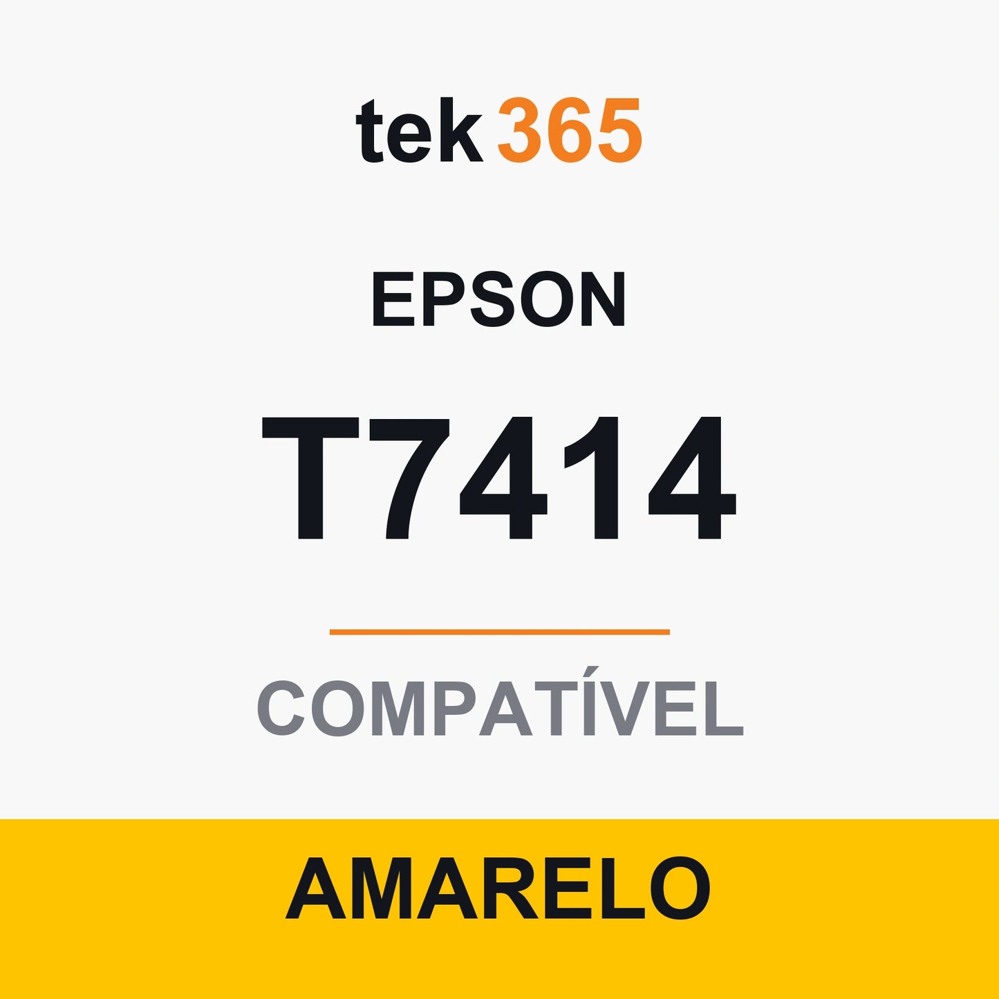 Cartucho de Tinta Compativel Epson T7414-YELLOW Amarelo