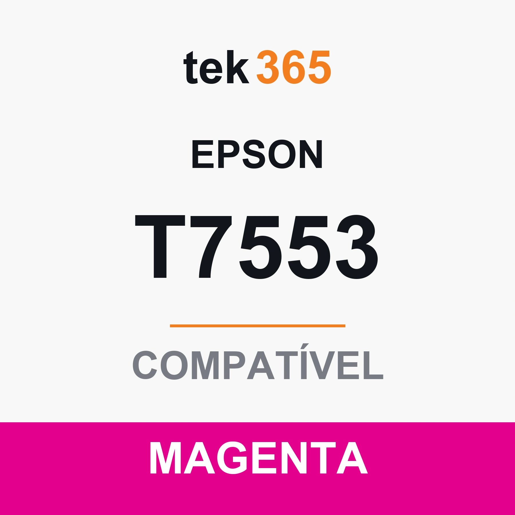 Cartucho de Tinta Compativel Epson T7553-MAGENTA Magenta