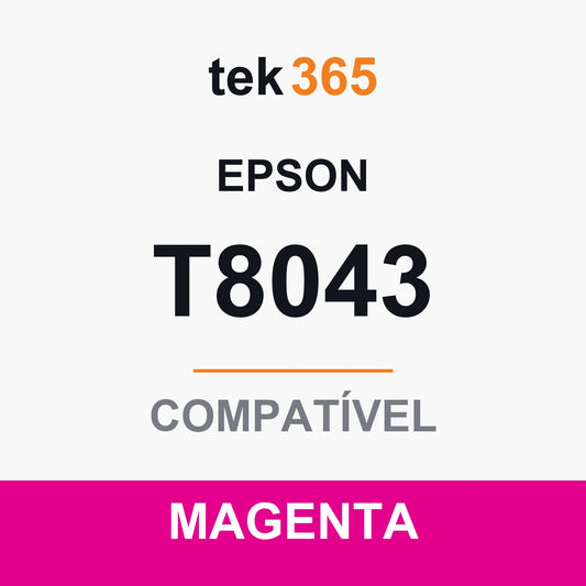 Cartucho de Tinta Compativel Epson T8043-MAGENTA Magenta