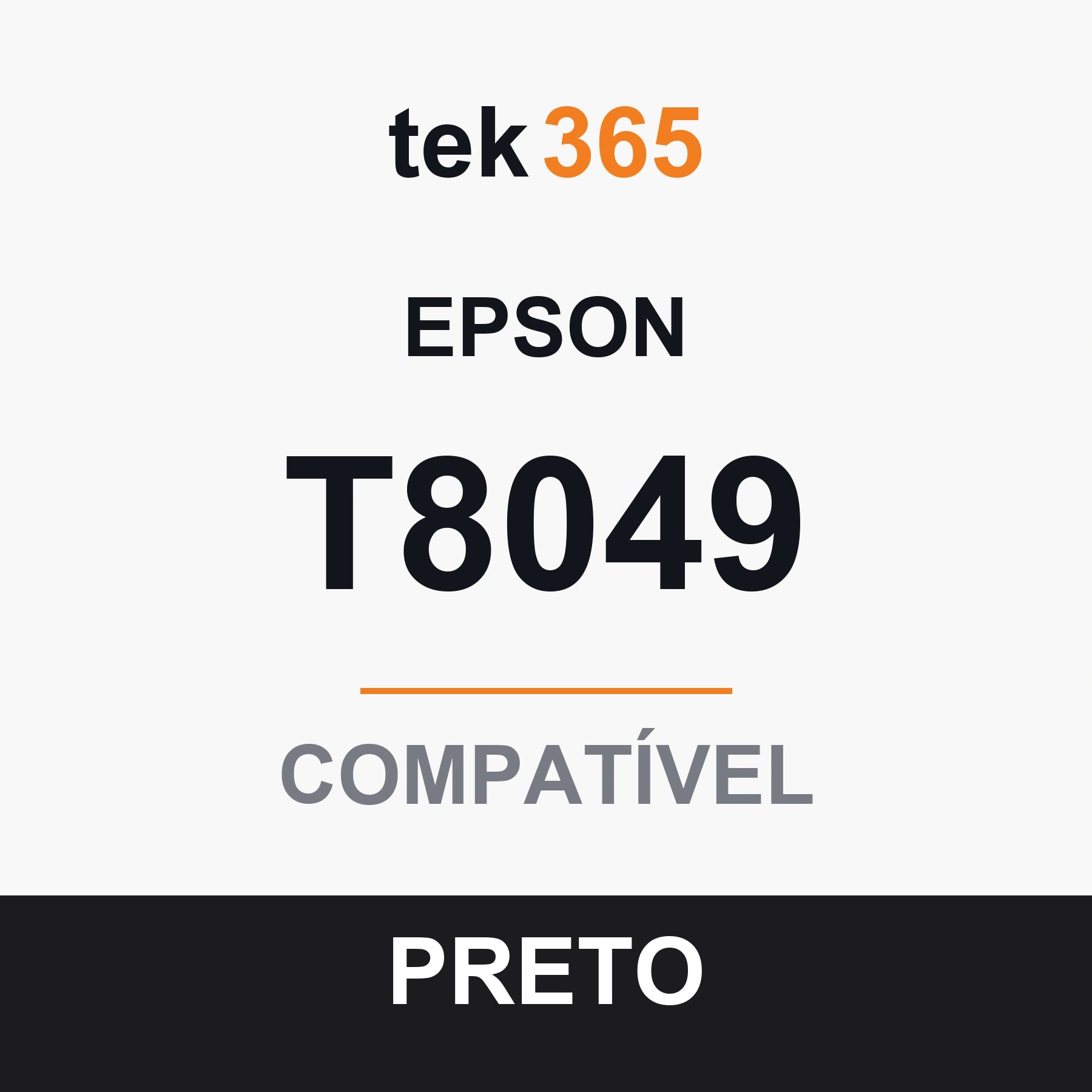 Cartucho de Tinta Compativel Epson T8049-BLACK Preto