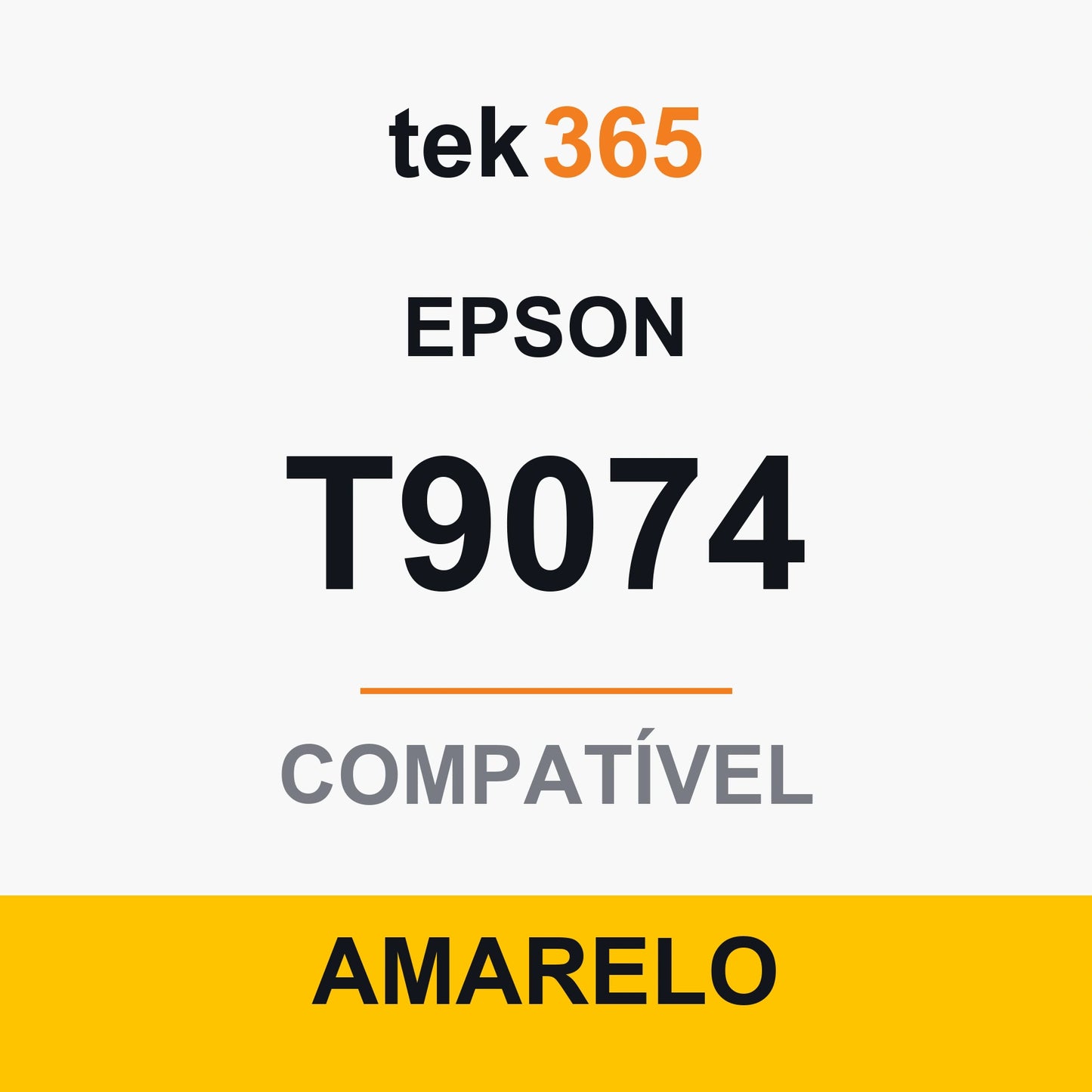 Tinteiro compatível Epson T9074 Amarelo