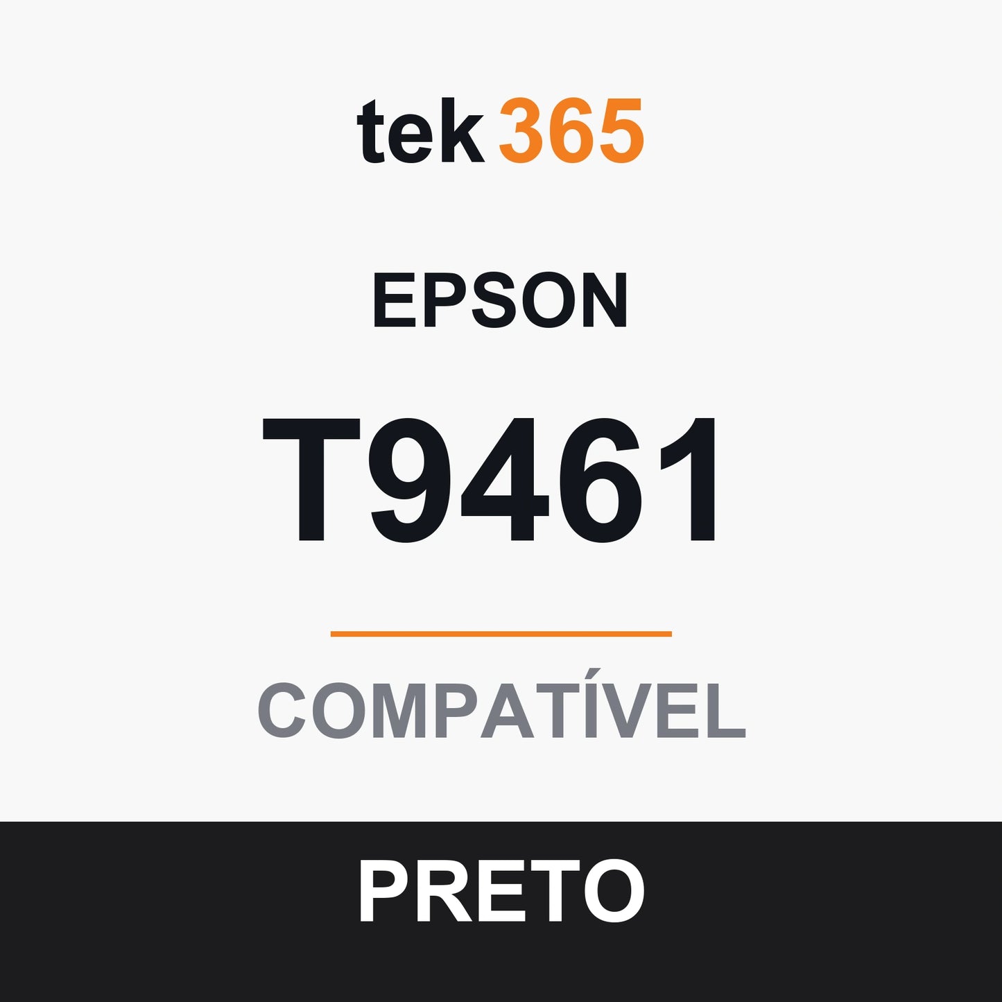 Tinteiro compatível Epson T9461 Preto