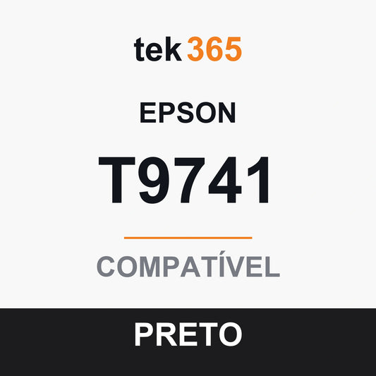 Cartucho de Tinta Compativel Epson T9741-BLACK Preto