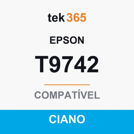 Cartucho de Tinta Compativel Epson T9742-CYAN Ciano