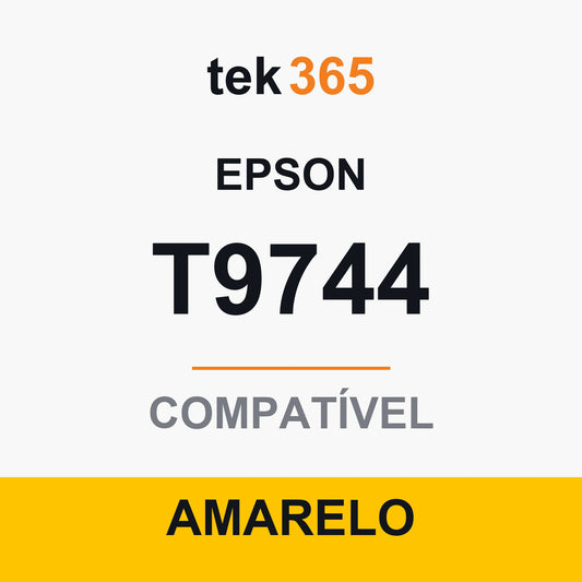 Cartucho de Tinta Compativel Epson T9744-YELLOW Amarelo