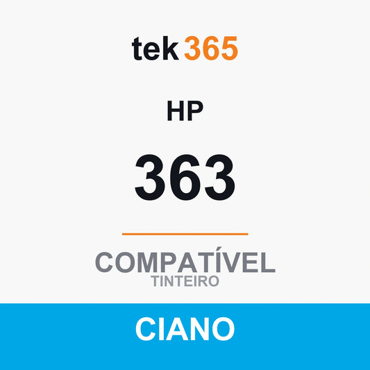 Tinteiro compatível HP 363 Ciano Claro