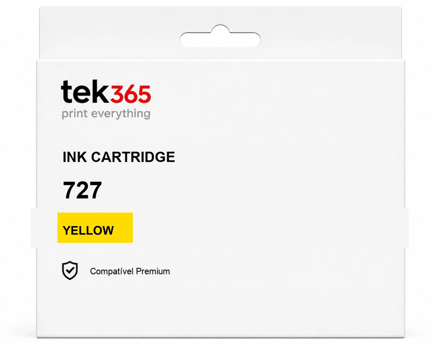 Tinteiro compatível HP 727 Amarelo