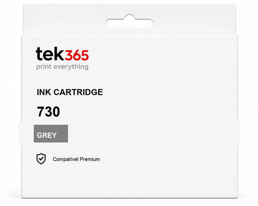 Cartucho de tinta compatível HP 730 Cinzento