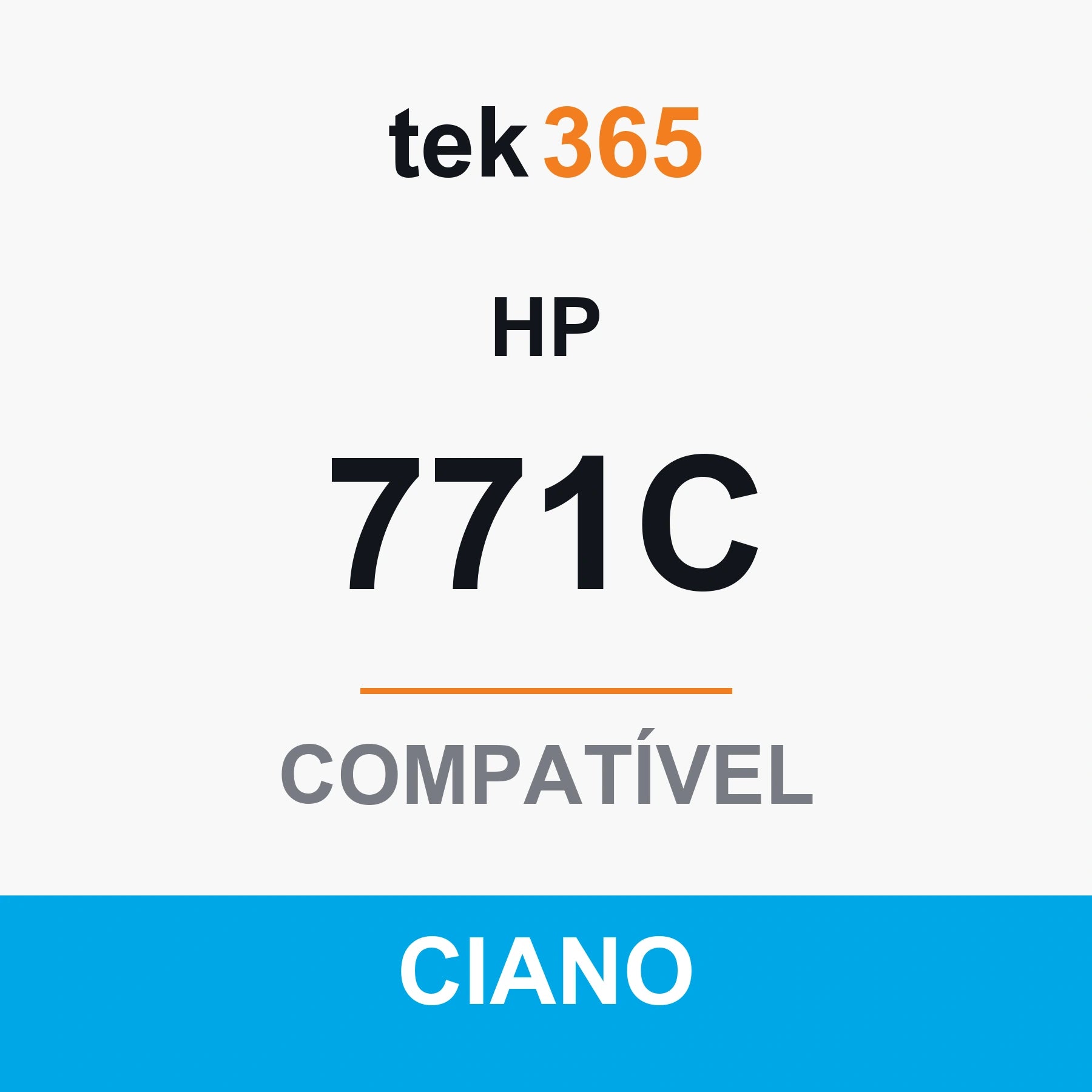 Cartucho de Tinta Compativel HP 771C-CIA-CYAN Ciano
