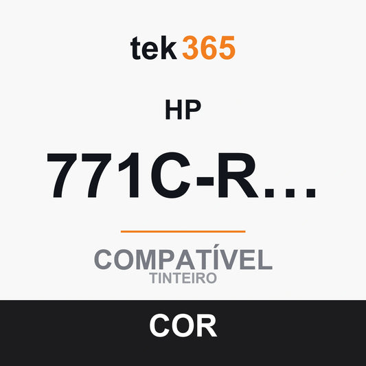 Cartucho de Tinta Compativel HP 771C-ROJO Preto
