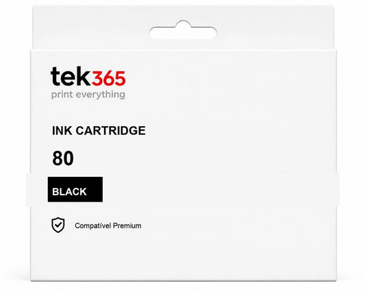 Cartucho de Tinta Compativel HP 80 Preto