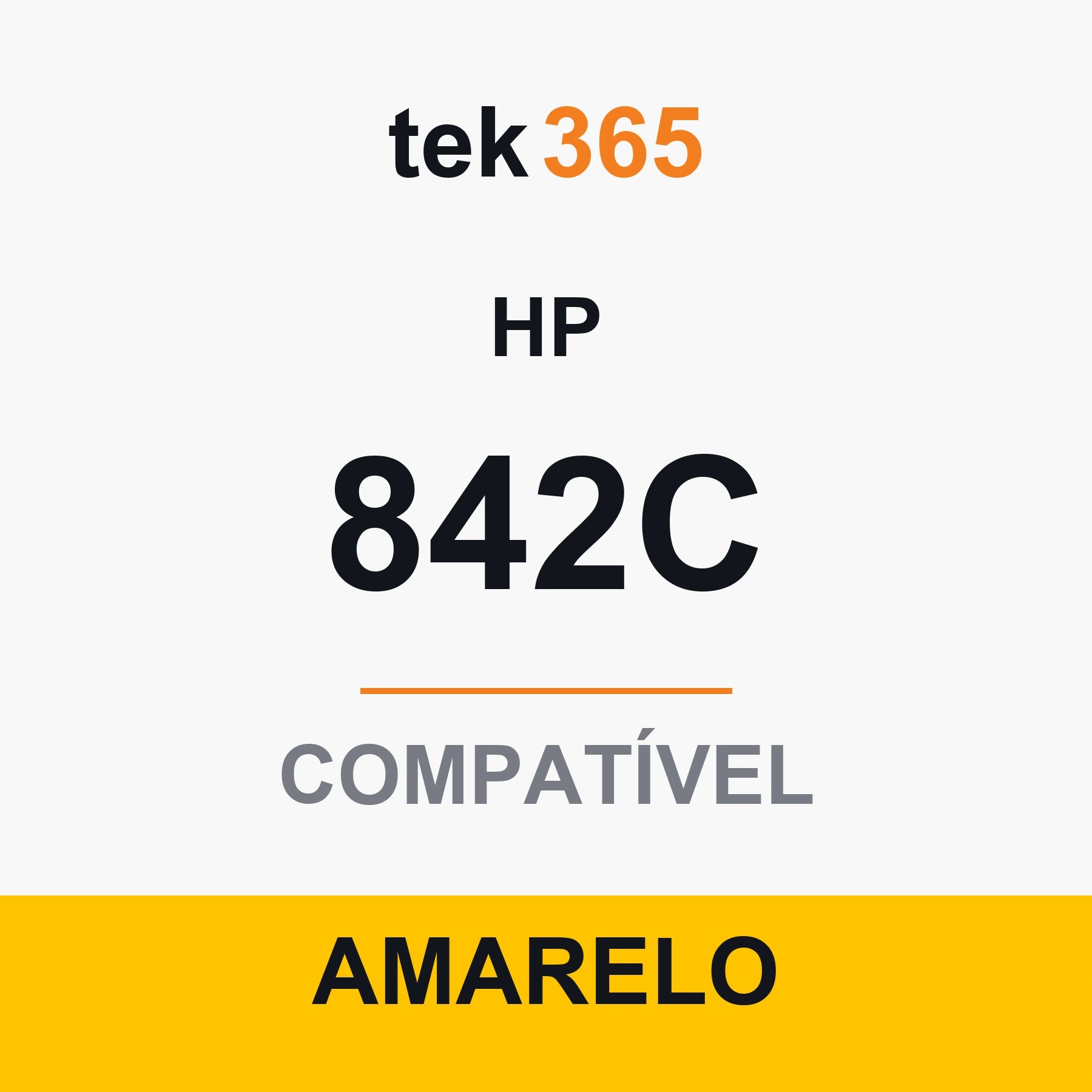 Cartucho de Tinta Compativel HP 842C-AMA-YELLOW Amarelo