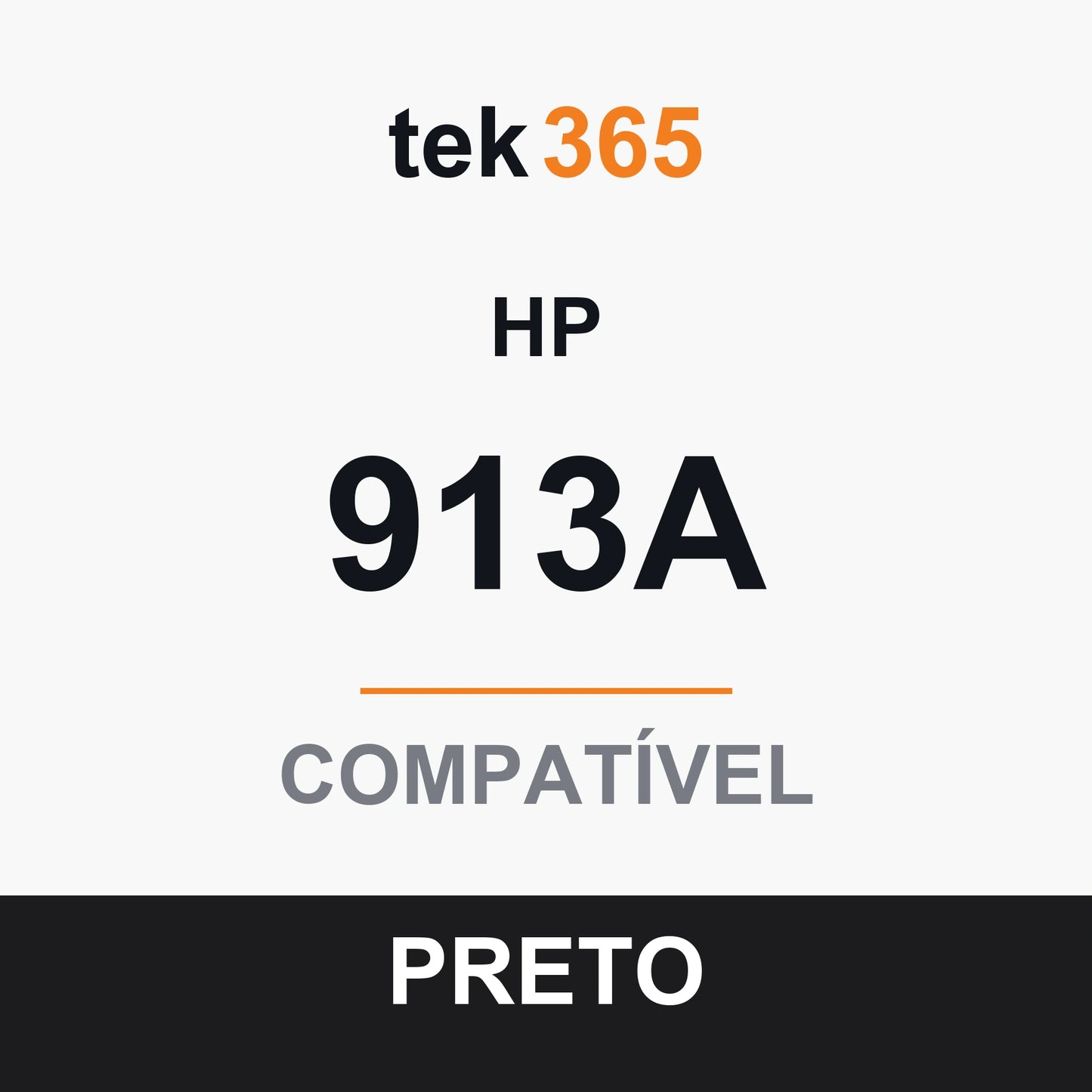 Tinteiro compatível HP 913A Preto