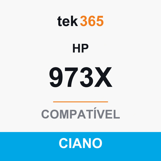 Tinteiro compatível HP 973X Ciano