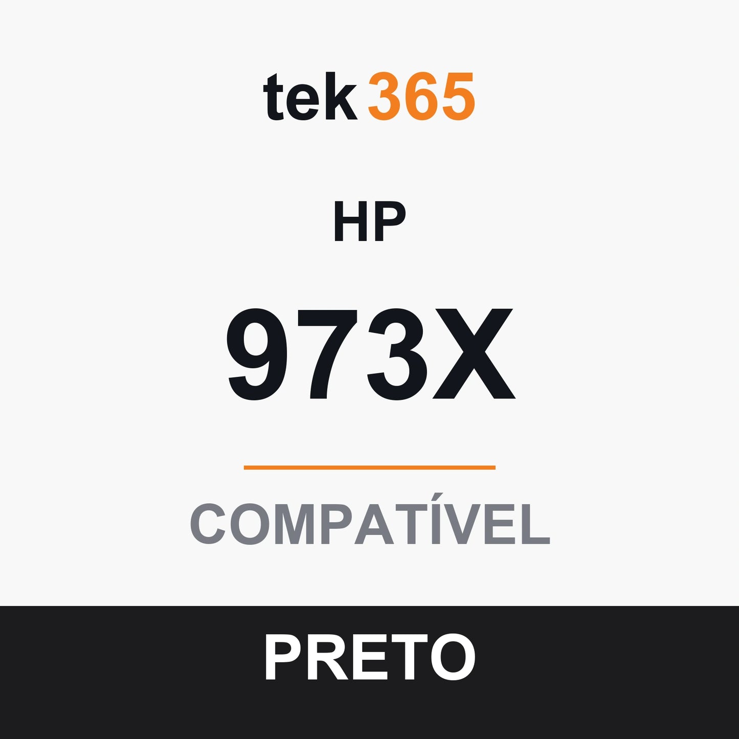 Tinteiro compatível HP 973X Preto