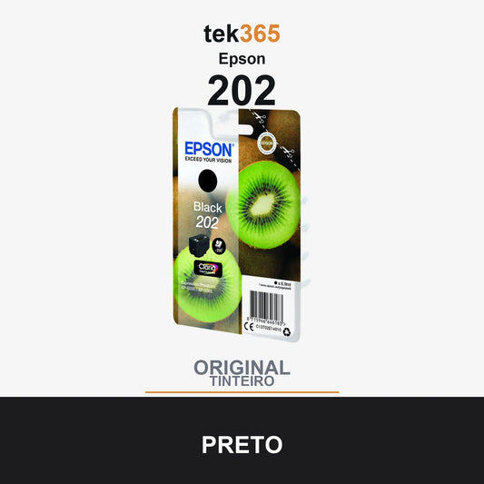 Cartucho de tinta original Epson 202 Preto