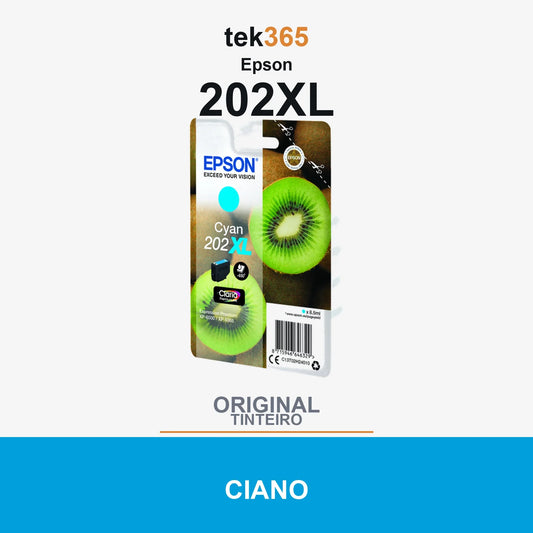 Cartucho de tinta original Epson 202XL Ciano