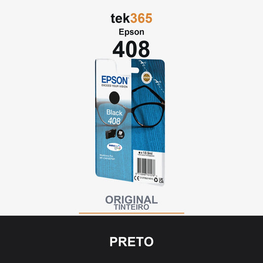 Cartucho de tinta original Epson 408 Preto