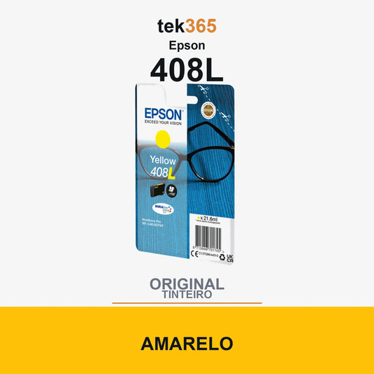 Cartucho de tinta original Epson 408L Amarelo