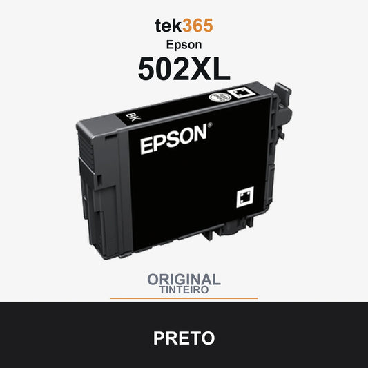 Cartucho de tinta original Epson 502XL Preto