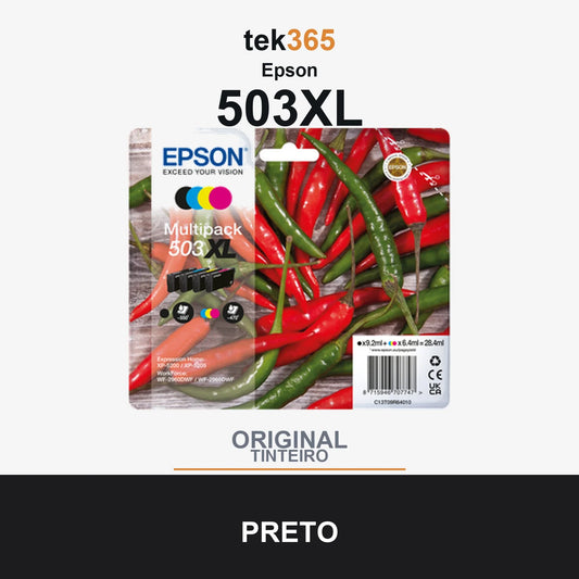 Pack de 4 de cartucho de tinta original Epson 503XL 4 Cores
