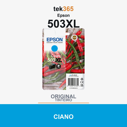 Cartucho de tinta original Epson 503XL Ciano