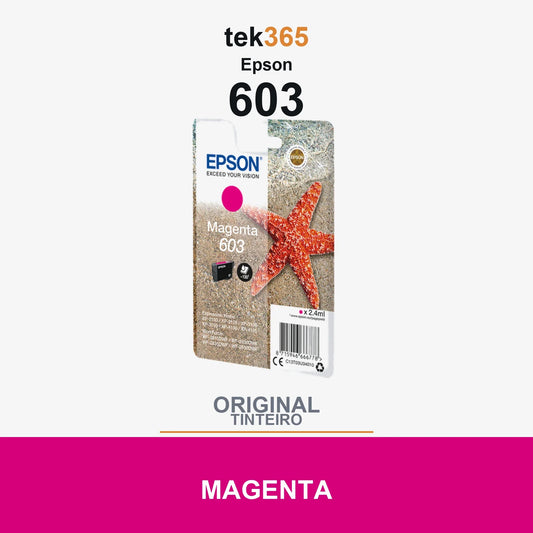 Cartucho de tinta original Epson 603 Magenta