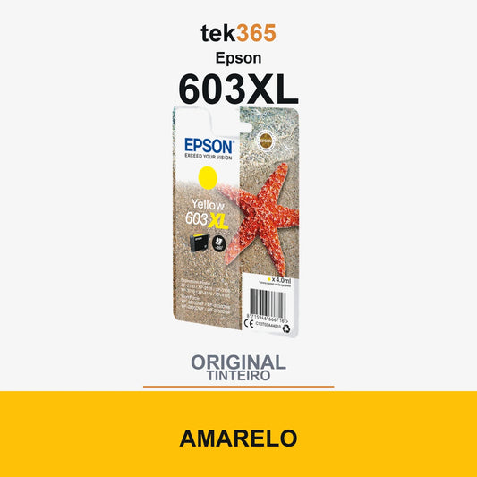 Cartucho de tinta original Epson 603XL Amarelo