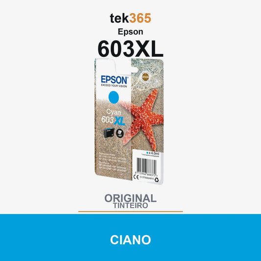 Cartucho de tinta original Epson 603XL Ciano
